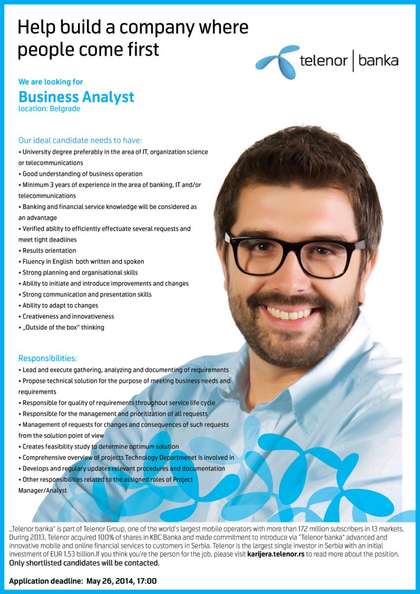 business-analyst-telenor-d-o-o