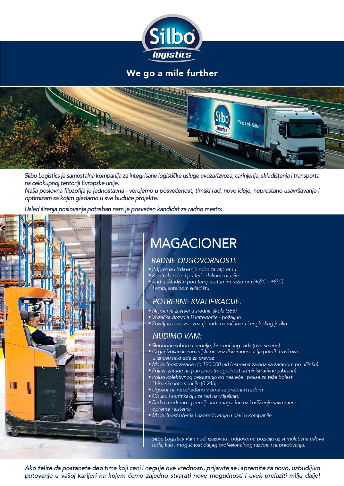 Magacioner Silbo Logistics d.o.o.