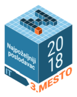 Najpoželjniji Poslodavac 2018, treće mesto