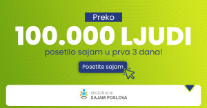 Više od 100.000 ljudi posetilo izlagače u Srbiji na Regionalnom sajmu poslova