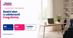 Kraj meseca donosi nove poslove za rad od kuće!