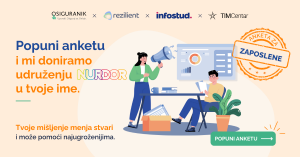 Šta to radi zaposlene? Popuni anketu, a mi doniramo NURDOR-u  