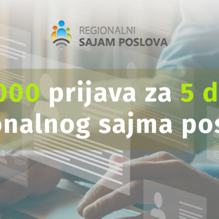 Regionalni sajam poslova: Ostvareno vi&scaron;e od 40.000 prijava na oglase!