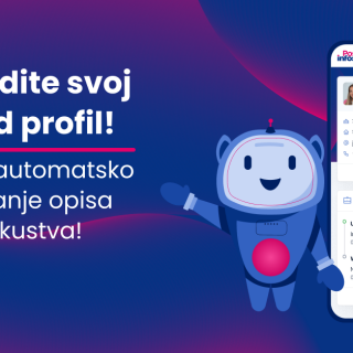 Brzo i lako popunite opis va&scaron;eg radnog iskustva u va&scaron;em Infostud profilu &ndash; Razvili smo za vas novi AI alat
