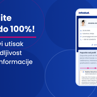 Korak po korak do va&scaron;eg savr&scaron;enog Infostud profila: Popunite profil do 100%!   