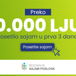 Vi&scaron;e od 100.000 ljudi posetilo izlagače u Srbiji na Regionalnom sajmu poslova