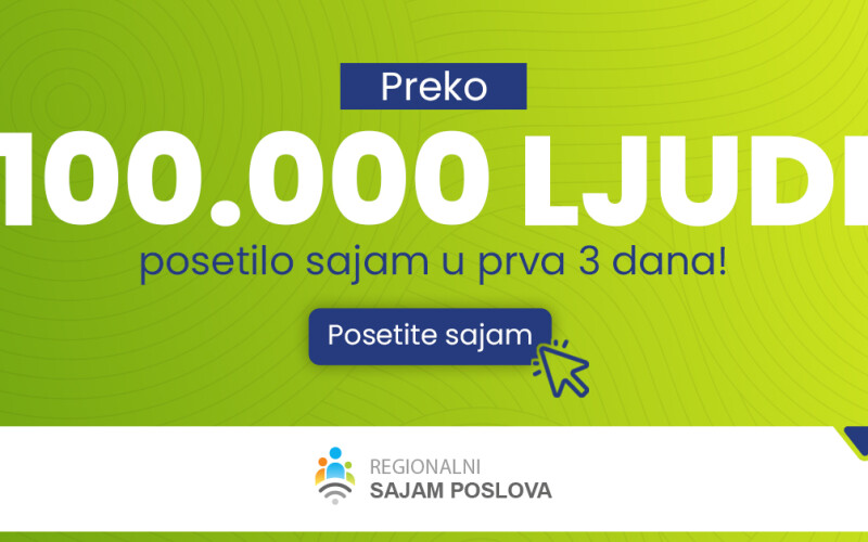 Više od 100.000 ljudi posetilo izlagače u Srbiji na Regionalnom sajmu poslova