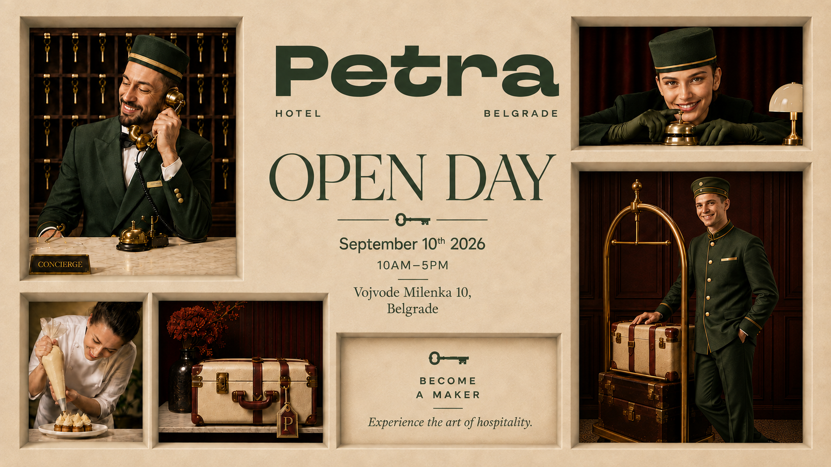 Otvorena vrata u Petra Hotelu Belgrade