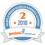 Najbolji proces selekcije u 2018. – 2. mesto Najbolji proces selekcije u 2018. – 2. mesto